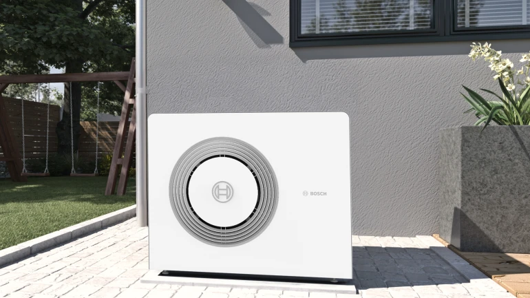 Bosch Compress 5800i AW Außeneinheit Frontansicht